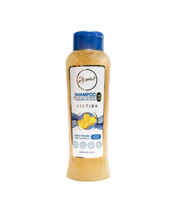 Shampoo Anyeluz con Gusano de Seda 500ml